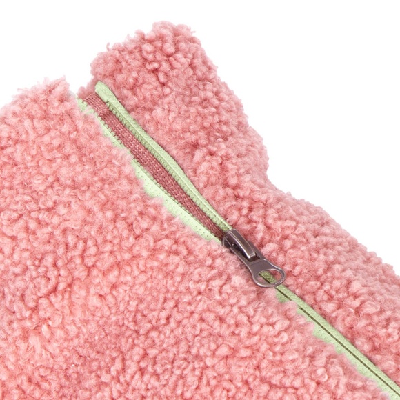 NWT - Gooby Sherpa Dog Vest - Mauve/Pink - Size Small - Picture 3 of 8